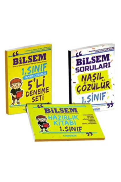 1.sınıf Bilsem Hazırlık Seti 3 Kitap 2025