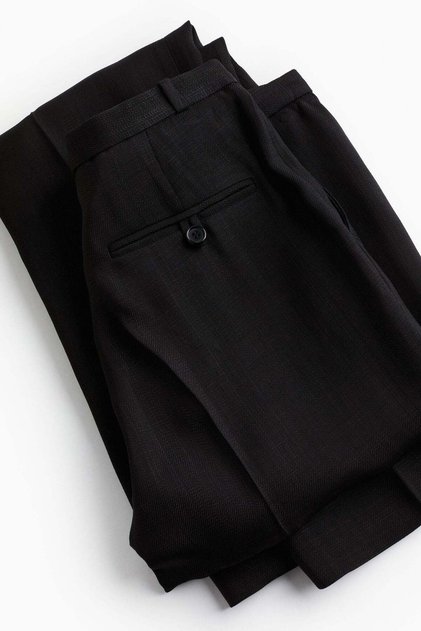 Tailored viscose trousers