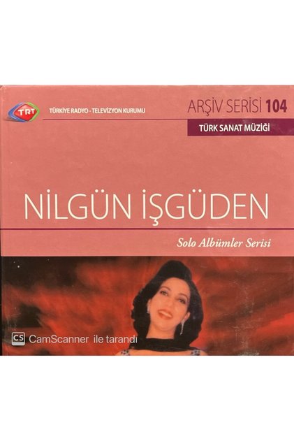 (إنه قرص مضغوط وليس قرص مضغوط) سلسلة أرشيف Trt 104 Nilgün Işgüden Solo Albums Series Cd