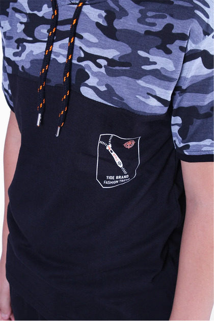 Camouflage Patterned T-Shirt Boy