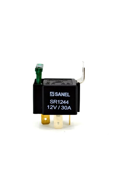 SİGORTALI RÖLE Sanel Sigortalı Mini Röle 12V 30A 4 UÇLU 30-87-86-85