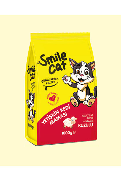 SMILE Cat Kuzu Etli Yetişkin Kedi Maması 1000 gr - Fiyatı, Yorumları
