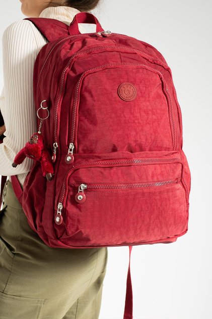 Rucsac ultraușor, impermeabil, cu buzunare multiple, roșu (Model: 571-1G)