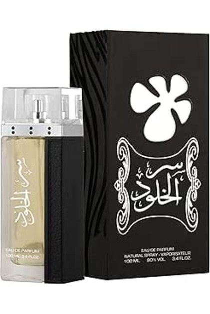 Ser al Khulood Black by Lattafa Perfumes 100 ml - Αραβικό άρωμα αυθεντικής εισαγωγής Ντουμπάι