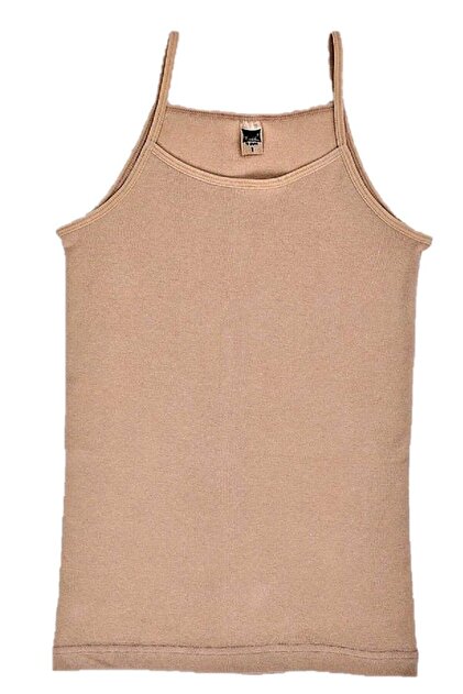 Women's Cream Rope Strapped 5 Piece Undershirt