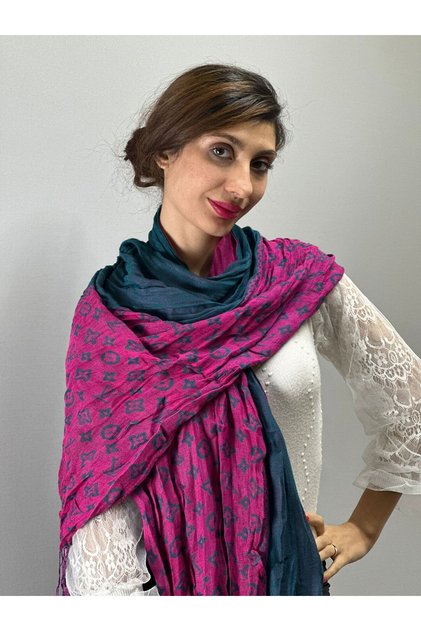 180X70 cm Floral Colorful Women's Scarf Shawl