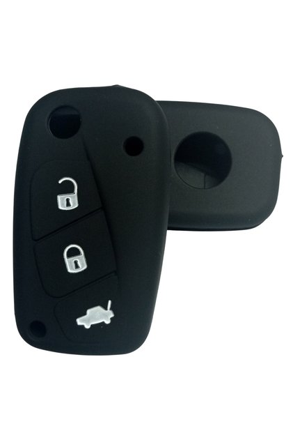 Linea Fiorino Nemo Bipper Compatible Silicone Key Control Case Cover Auto Keychain Black