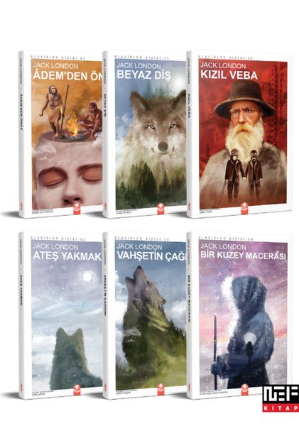 Jack London Seti 6 Books