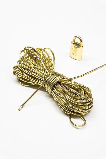 Round Metallic Shiny Rubber Tie Rope - Luxury Decorative Rubber Cord - Accessory Rubber - 10 Meters