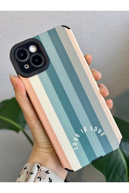 Iphone 14 Plus Ve 15 Plus Uyumlu Kaplama Tasarımlı Baskılı Model Silikon Kılıf