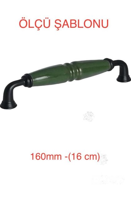 (16CM)-porselen Kapak Kulb Metal Mobilya Kulpu Kulp Dolap Çekmece Mutfak Kulbu Inci 160mm Stk3087