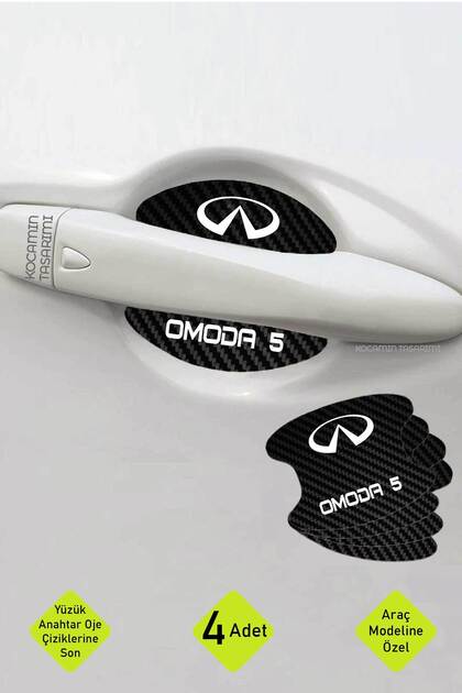 Chery Omoda 5 - Carbon Pattern Door and Scratch Protection Foil Set - 4 Pieces