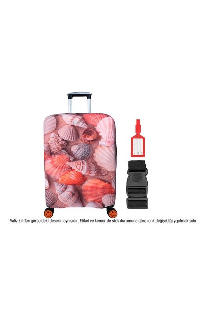 Seashell Luggage Cover, Luggage Belt, Luggage Label