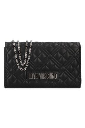 Love Moschino Kadın Dikiş Detaylı Zincir Omuz Askılı Gold Logolu