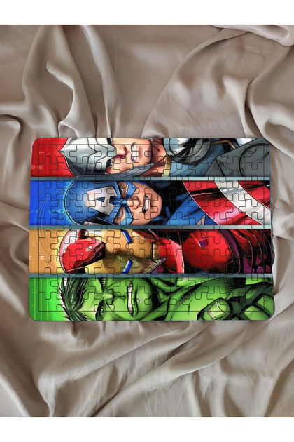 Marvel 2 108 Pieces Kids Puzzle Wooden Furniture