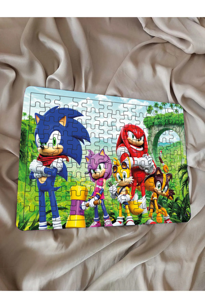papy sona様　デコパーツ tablohouse Çocuk Puzzle Ahşap Süper Sonic 108 Parça Mobilya