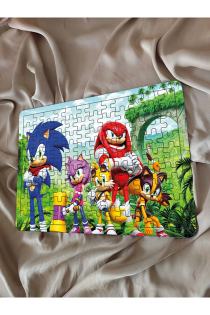レア‼️ 廃盤‼️ LOVEDOLLS SUPERSTAR SONIC YOUTH tablohouse Çocuk Puzzle Ahşap Süper Sonic 108 Parça Mobilya