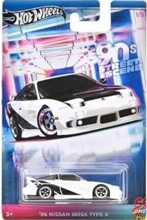 HOT WHEELS 90's Street Scene '96 Nissan 180SX Type X JCB57