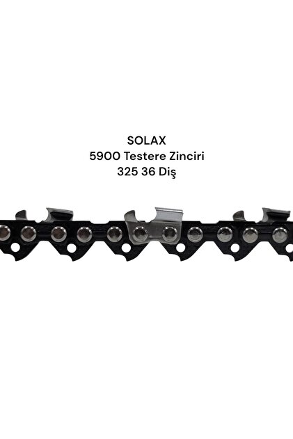 Solax 5900 Motorlu Testere Zinciri 325 36 Diş köşeli 1.5mm