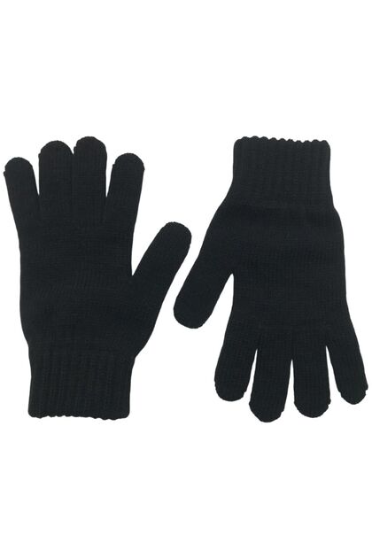 Teen / Kids Black Winter Waiter Boy Stretchy Lycra Knitwear Knitted Gloves Knitwear Gloves