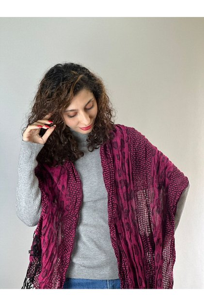 160X60 cm Leopard Patterned Women's Scarf Shawl