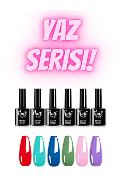 Nail Master Yaz Serisi Kalıcı Oje Seti 6 Renk 7,3ml - Fiyatı