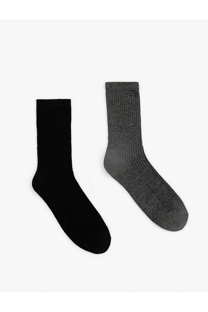 Set de 2 șosete de bază multicolore