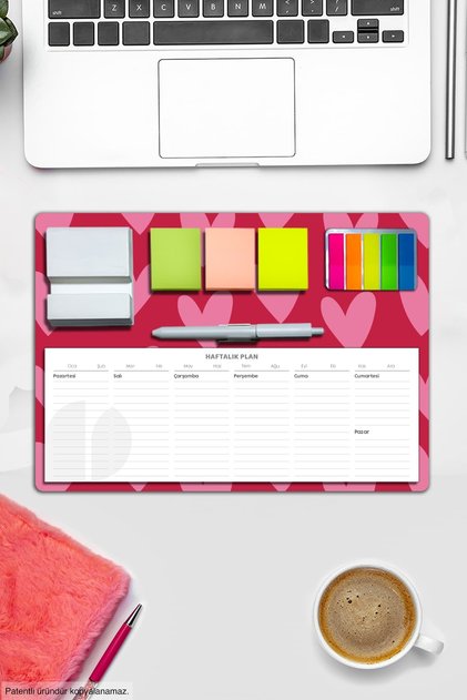Masaüstü Planlayıcı Organizer Set |23x32cm| Fonksiyonel, Şık Masaüstü Planlayıcı