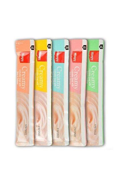Wanpy Creamy Cat Treat Karışık Krema Sıvı Kedi Ödül Maması 14 Gr X