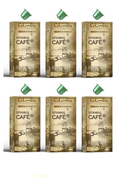 Aluminum Nespresso ® Compatible Capsule Coffee Colombia 60 Capsules