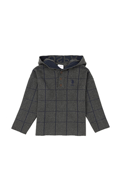 Boy's Crew Neck Knitwear Sweater