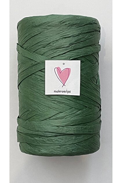 Makromİps YUMUŞAK RAFYA İP 100 gr KAĞIT NATURA DOĞAL RAFFİA AYNA