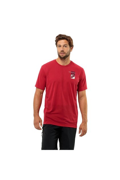 تي شيرت Vonnan S/s Graphic T للرجال باللون الأحمر تي شيرت رجالي 1809941TR