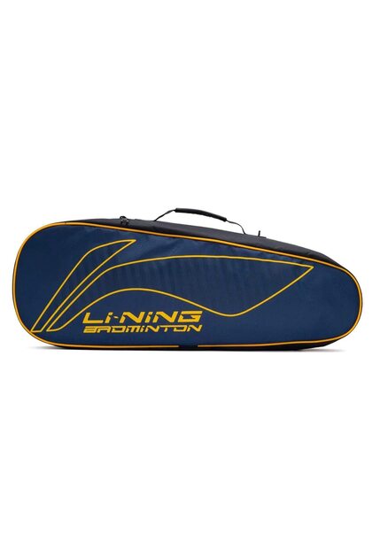 All Star Single Zip Polyester Badminton Kit Bag (NAVY, LARGE) | Dedicated Compartments