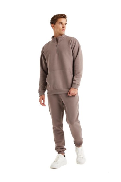 Men's Long Sleeve Mink Tracksuit Set C0T2N6O04-21