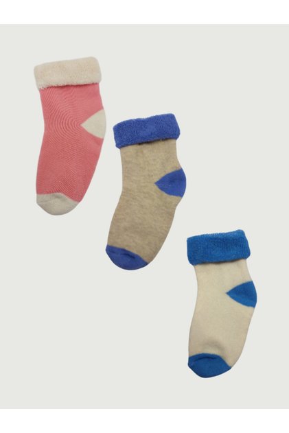 6 Pairs of Multicolored Unisex Girls Boys Towel Socks