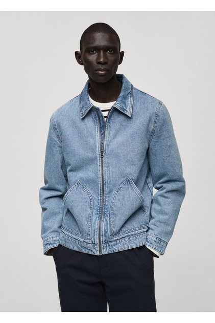 Kapitone denim ceket