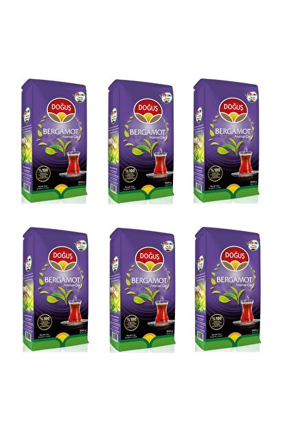 Doğuş Bergamot Aromalı Çay 500 Gr X 6 Adet