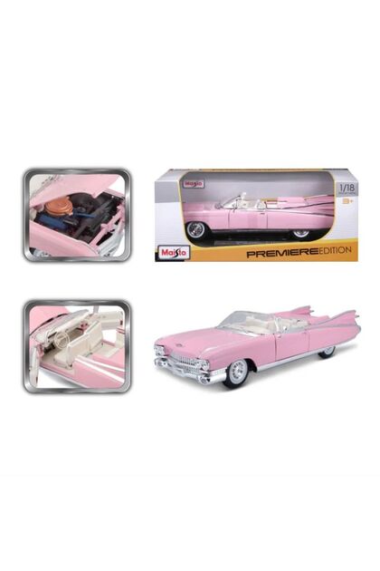 Maisto 1959 Cadillac Eldorado Biarritz Pembe 1:18 Ölçek Klasik