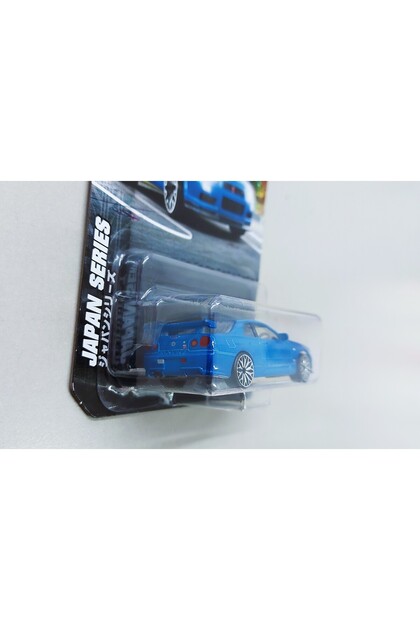 HOT WHEELS Majorette Nissan Skyline GT-R (BNR34) Bayside Blue