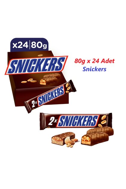 Çikolata Yer Fıstıklı 80g x 24 Adet Jumbo