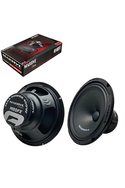 Massive MS-M80FX 20 CM MİDRANGE 400 WATT MAXİMUM POWER 150 WATT