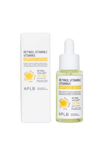 Ser tip fiole cu Retinol, Vitamina C și Vitamina E