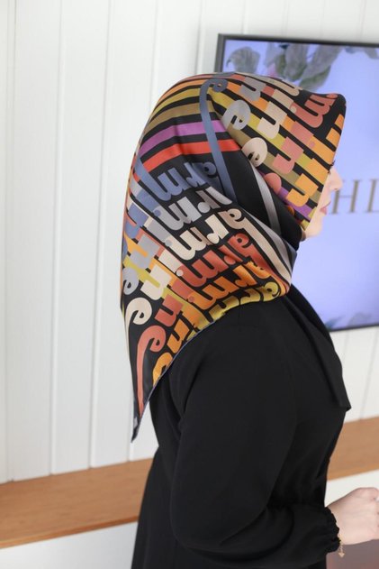 Nostalji Serisi Twill İpek Eşarp 8617-09NT