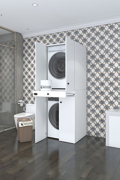 Kenzlife Çamaşır-Kurutma Makinesi Dolabı El Kindi Byz 187*070*60