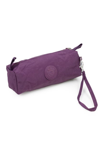 Krinkıl / Klinkır Single Zipper Ankle Strap Mobile Phone Handbag Wallet Pen Holder Purple 1115H