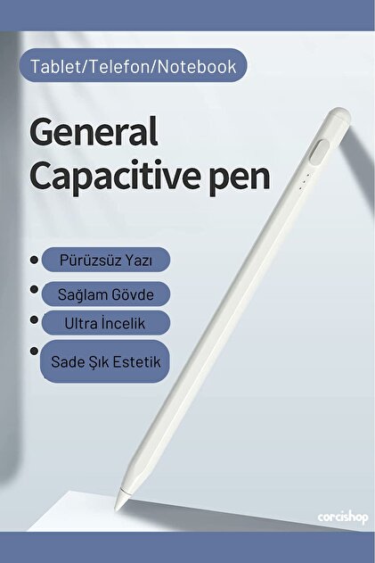 corcishop Xiaomi Pad 7/7 Pro Uyumlu Bağlantısız Dokunmatik Kalem