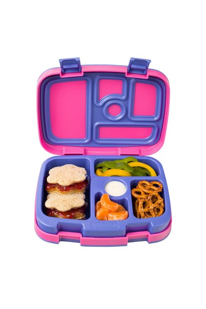 5 Compartments Kids Birghts Lunchbox Fushia