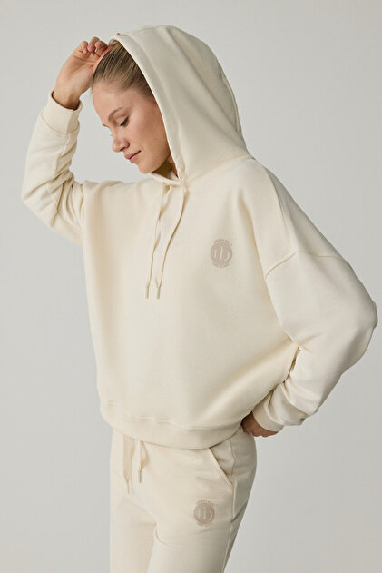 Elıtsa Kadın Ekru Sweatshirt