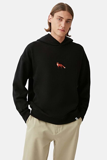 WWF Market Kızıl Tilki Super Soft Hoodie - Siyah - Fiyatı, Yorumları